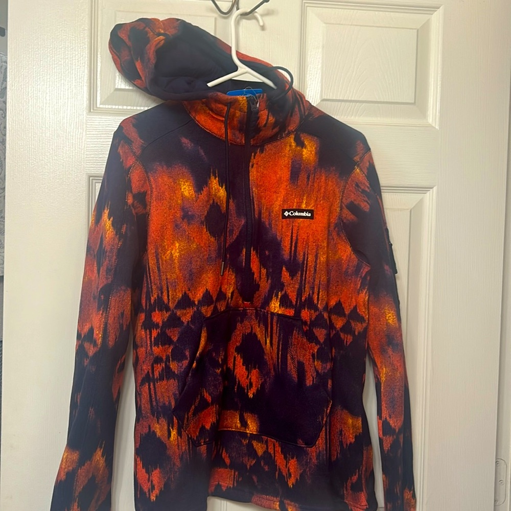 Columbia Omnishield half zip hooded sweatshirt